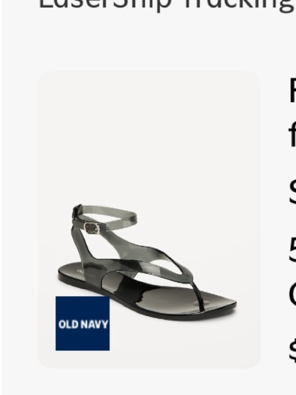 NWT Old navy Flip-Flop Jelly Sandals for Women